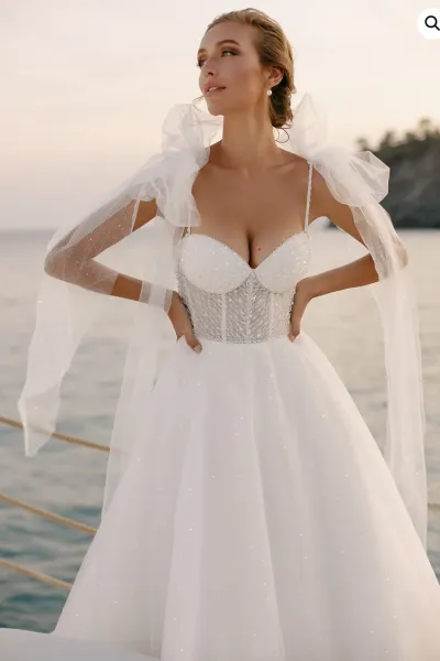  Robe de mariée haut de gamme en tulle de la marque PATRICIA à Nice